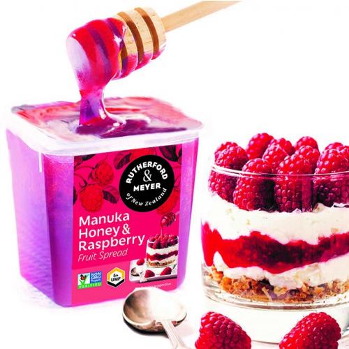 manuka honey and raspberry spread New Zealand food in the USA The Kiwi Importer